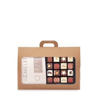 Midi Gift Bag with Merry Christmas Pralines