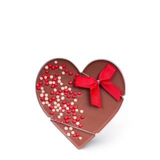 Heart-Shaped Milk Chocolate