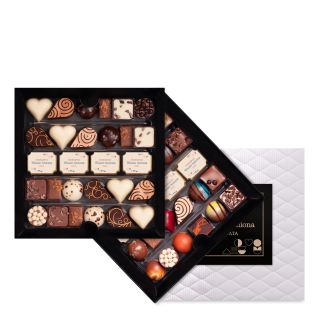 W11 Double Box “Thank You“ Set with logo chocolates
