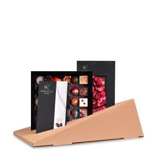 Triangular Box With Chocolate Selections